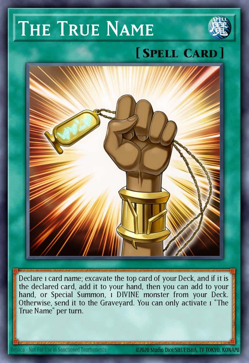 The True Name EGS1-EN030 Common Yu-Gi-Oh! kartı