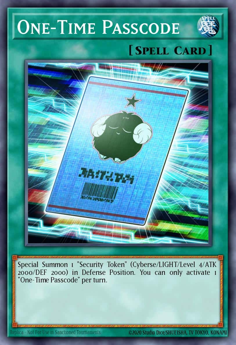 One-Time Passcode EGS1-EN031 Common Yu-Gi-Oh! kartı