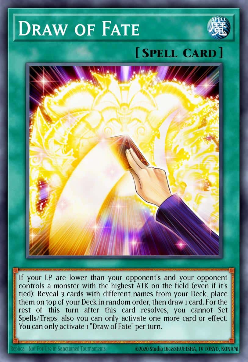 Draw of Fate EGS1-EN033 Common Yu-Gi-Oh! kartı