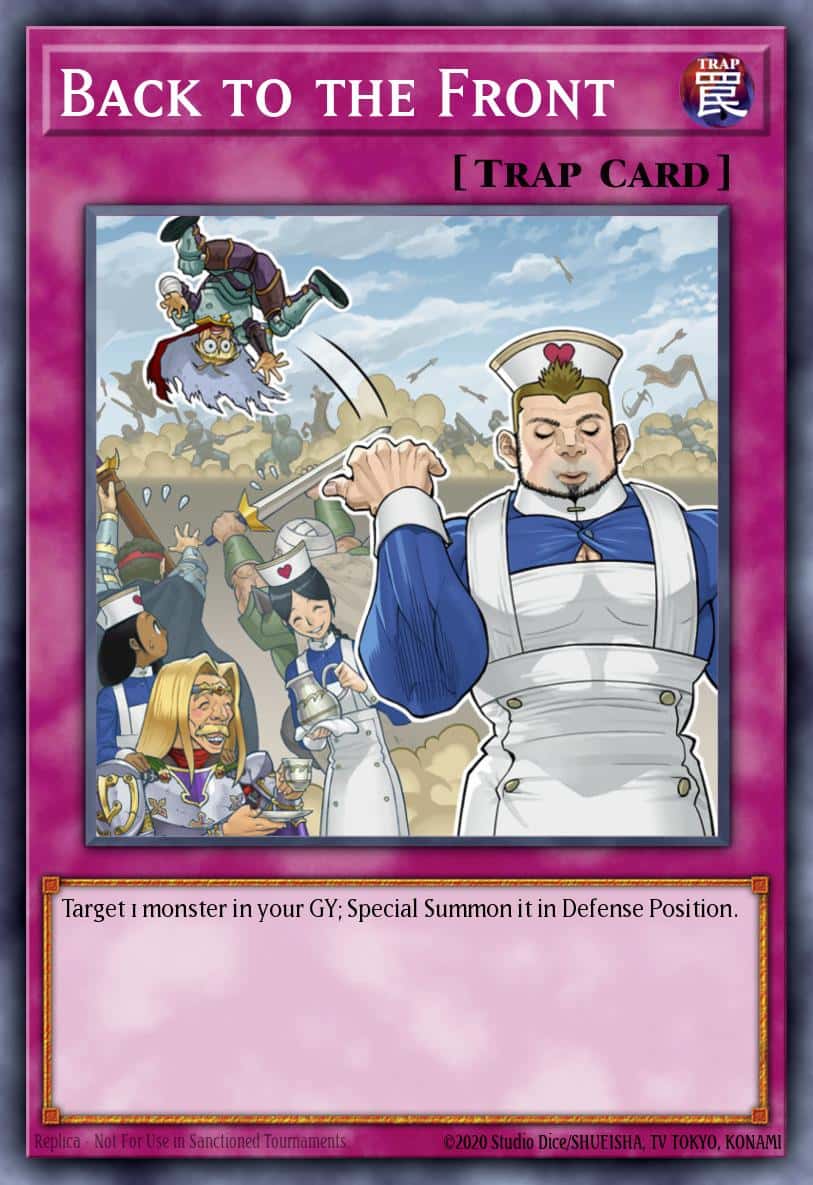 Back to the Front EGS1-EN038 Common Yu-Gi-Oh! kartı
