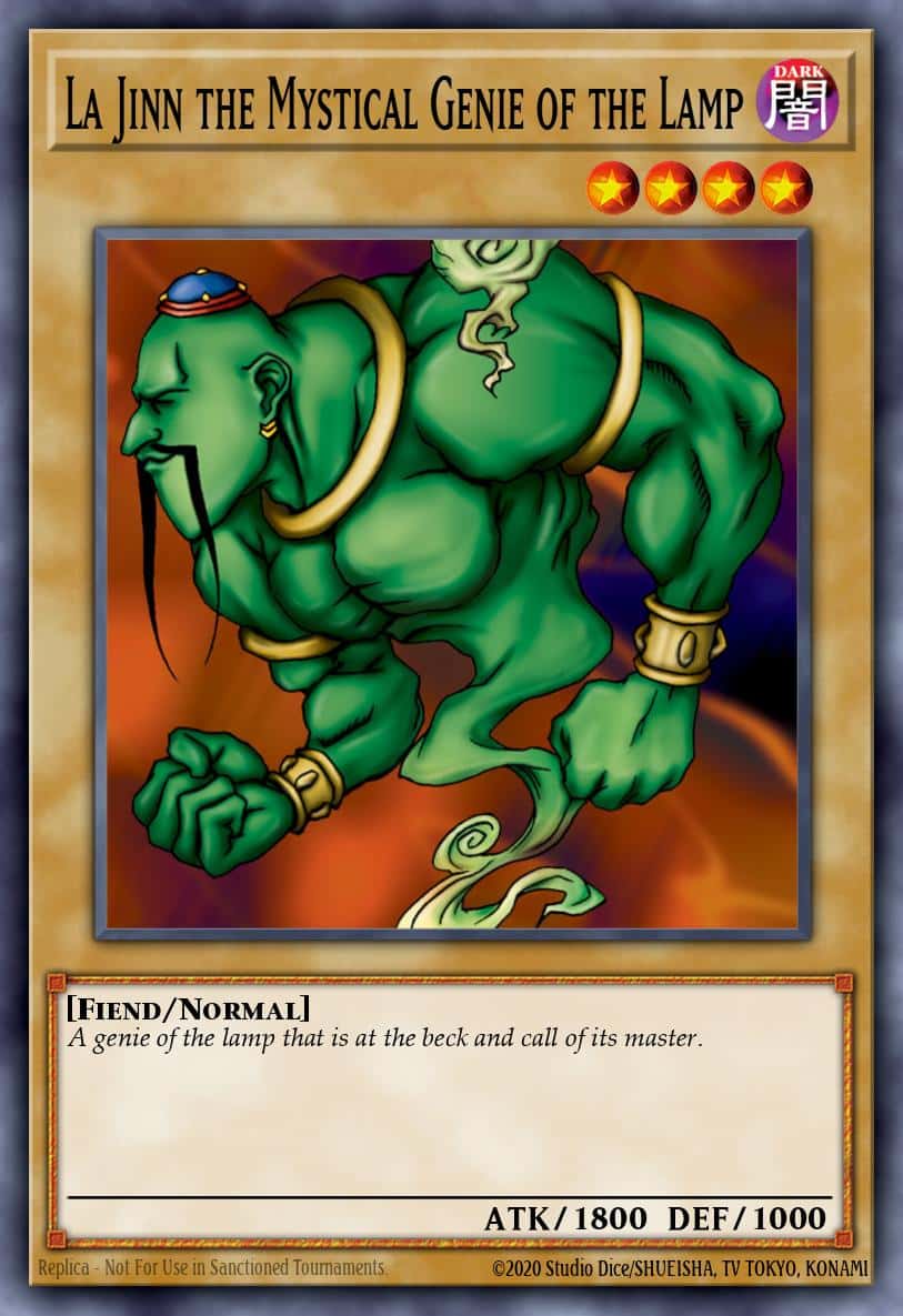 La Jinn the Mystical Genie of the Lamp STAX-EN003 Common Yu-Gi-Oh! kartı