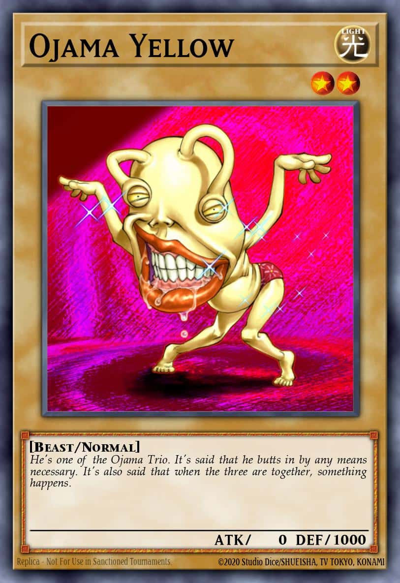 Ojama Yellow STAX-EN006 Common Yu-Gi-Oh! kartı