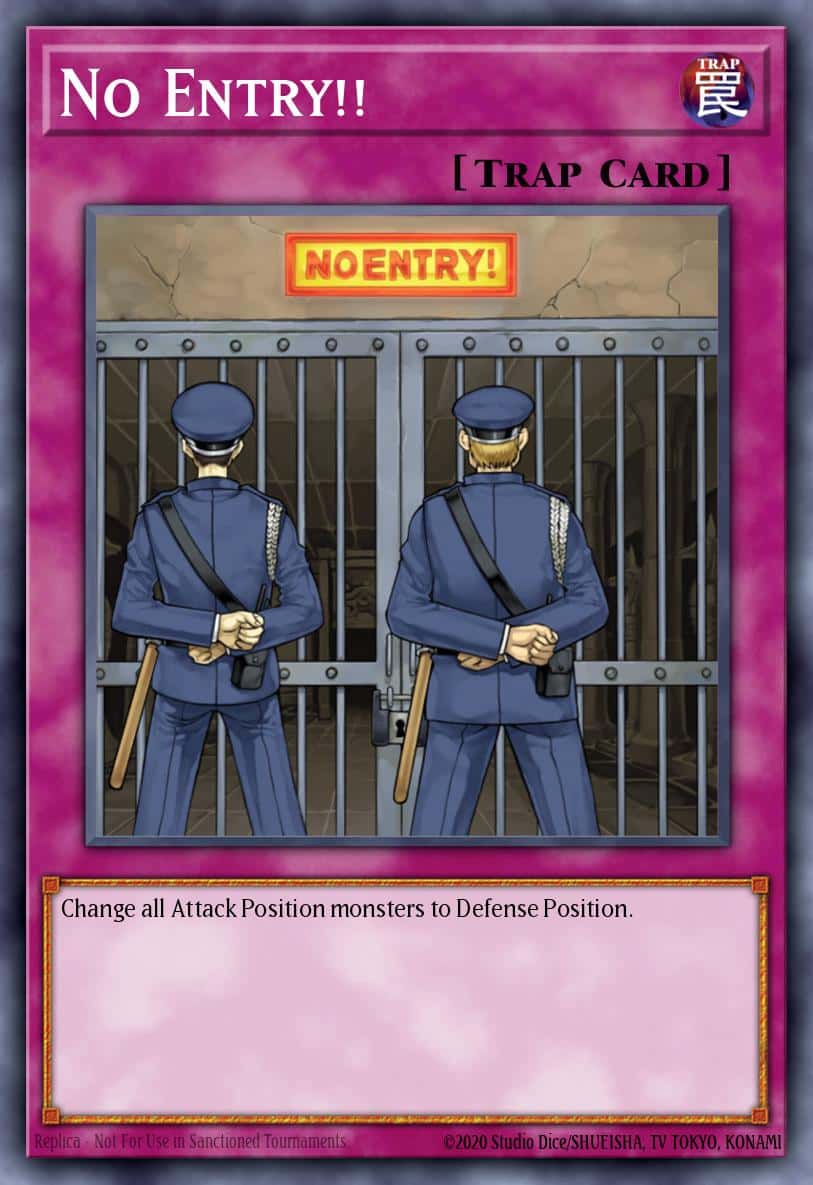 No Entry!! STAX-EN009 Common Yu-Gi-Oh! kartı