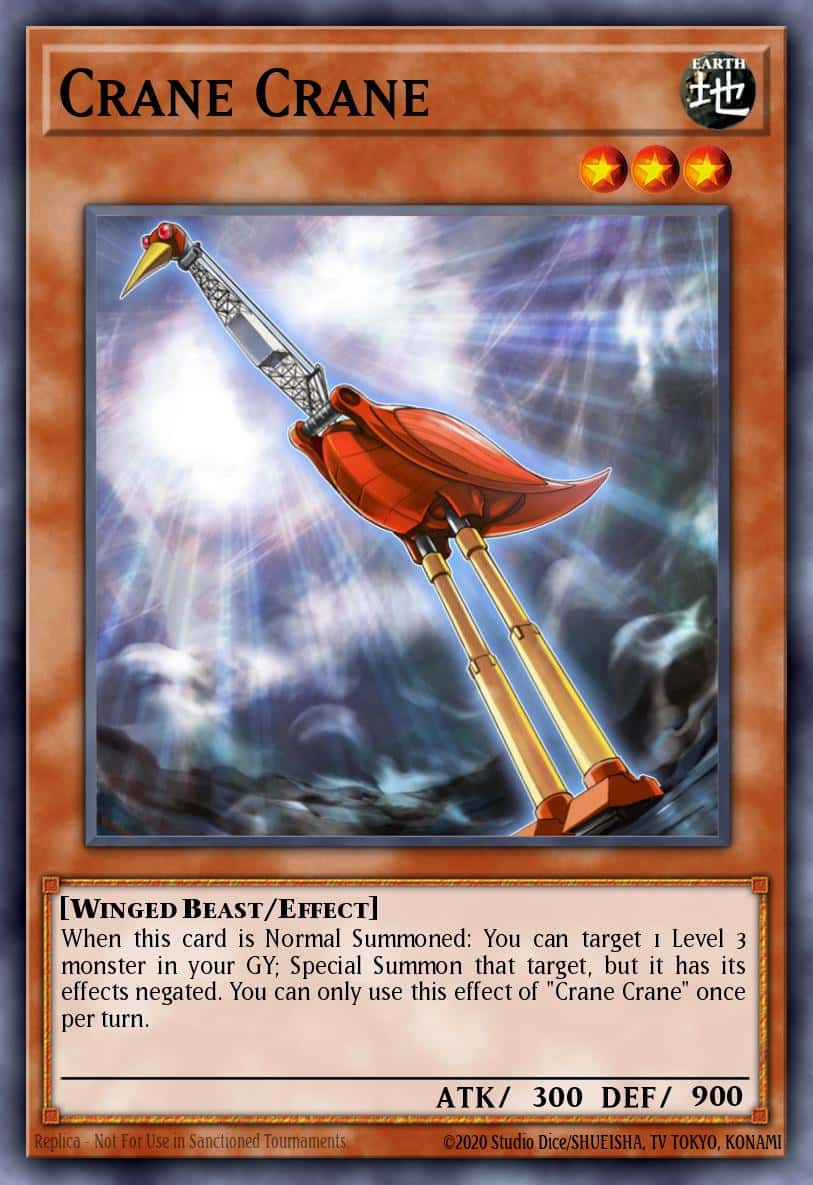 Crane Crane STAX-EN018 Common Yu-Gi-Oh! kartı