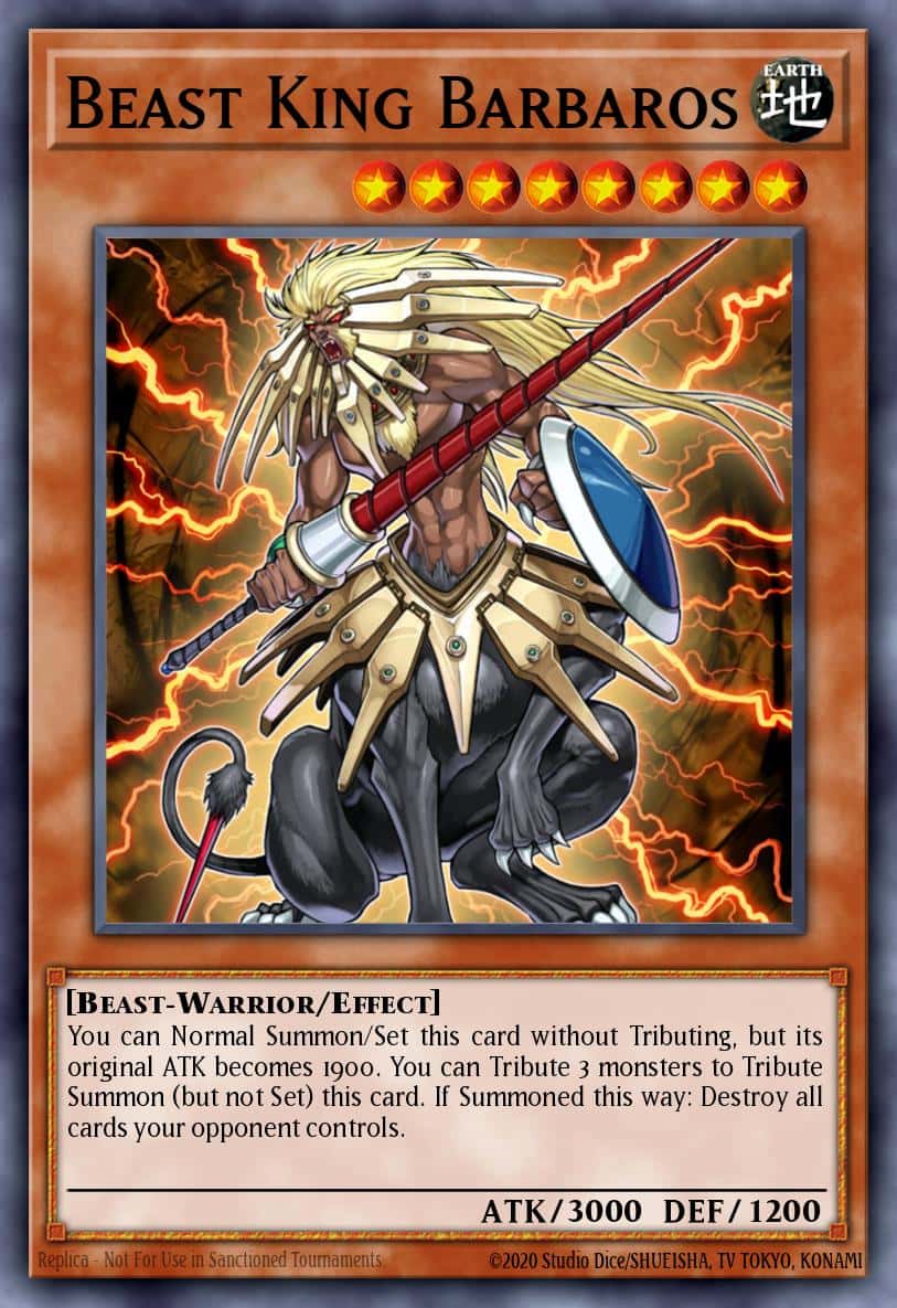 Beast King Barbaros STAX-EN031 Common Yu-Gi-Oh! kartı