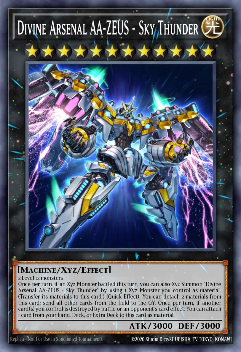 Divine Arsenal AA-ZEUS - Sky Thunder STAX-EN044 Ultra Rare Yu-Gi-Oh! kartı