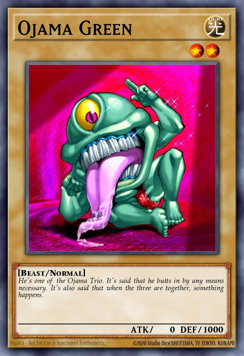Ojama Green STAS-EN006 Common Yu-Gi-Oh! kartı