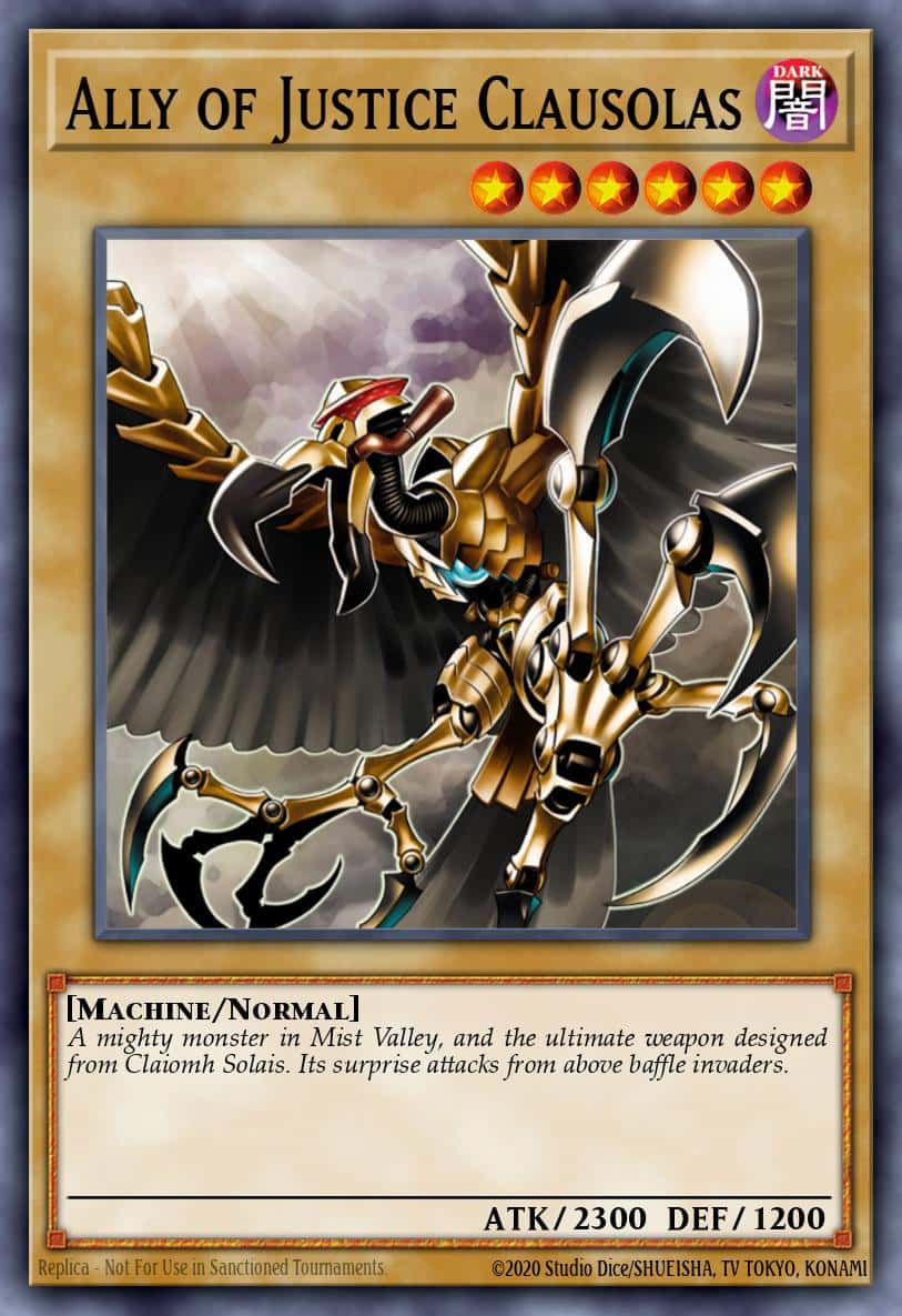Ally of Justice Clausolas STAS-EN008 Common Yu-Gi-Oh! kartı