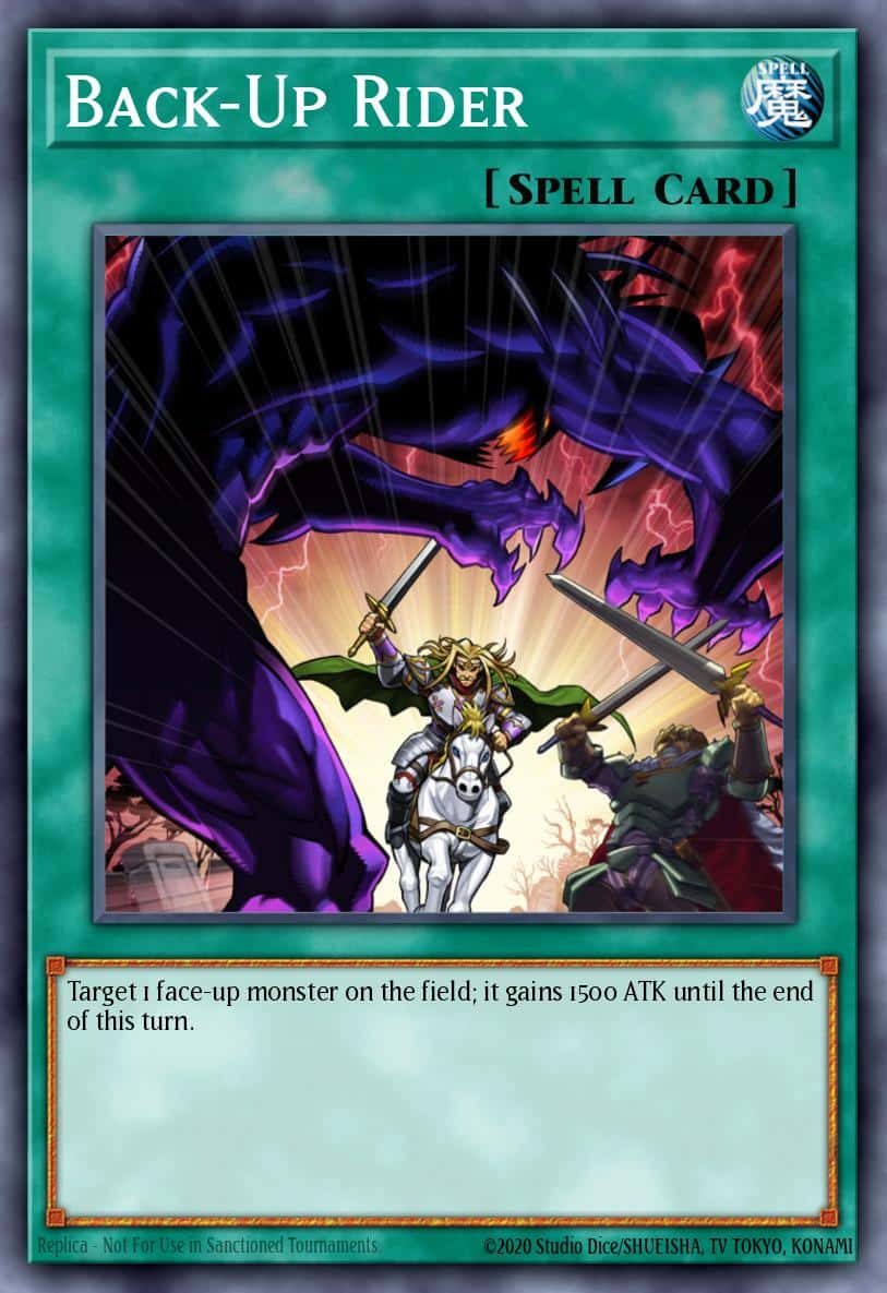Back-Up Rider STAS-EN010 Common Yu-Gi-Oh! kartı