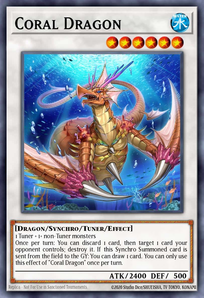 Coral Dragon STAS-EN042 Ultra Rare Yu-Gi-Oh! kartı