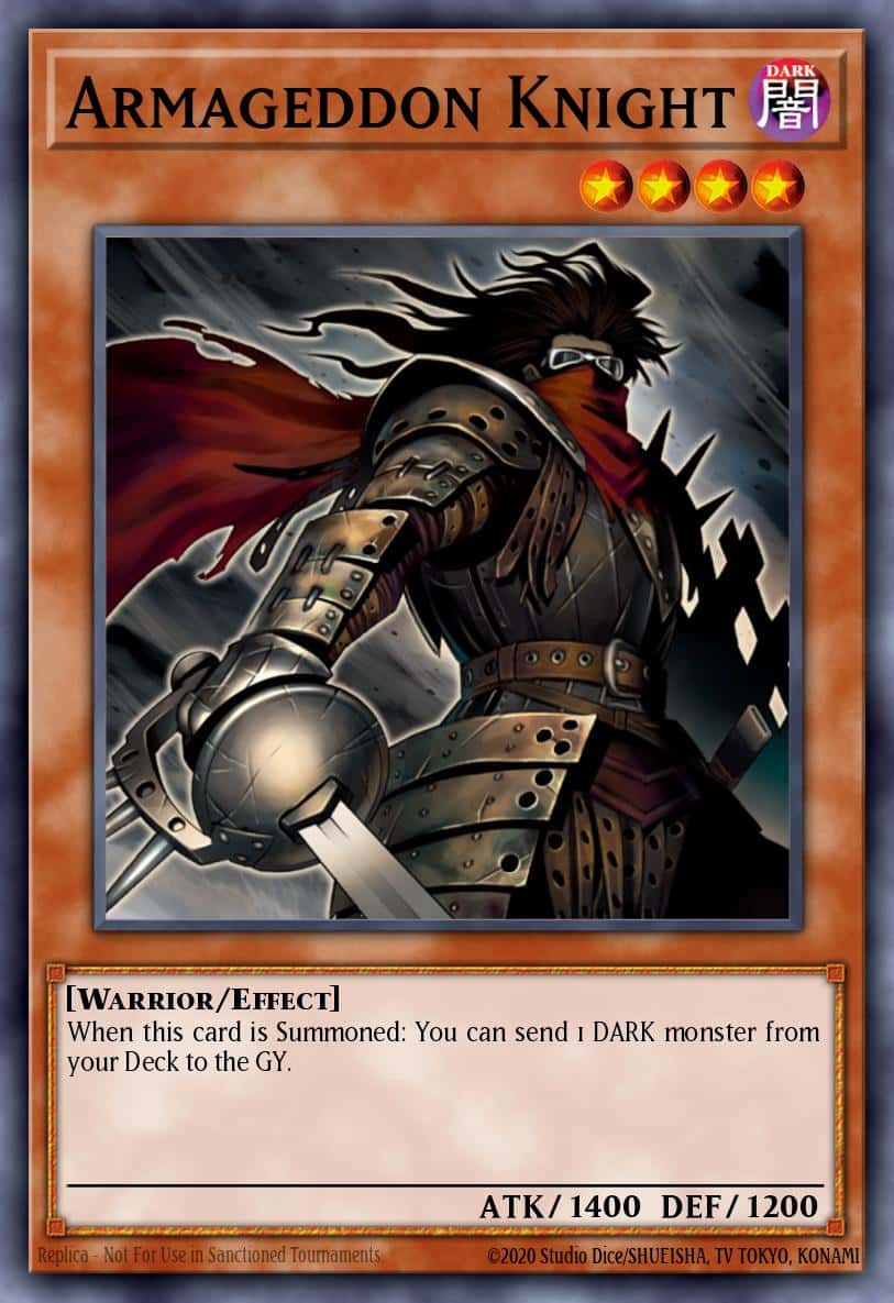 Armageddon Knight RA03-EN002 Super Rare Yu-Gi-Oh! kartı