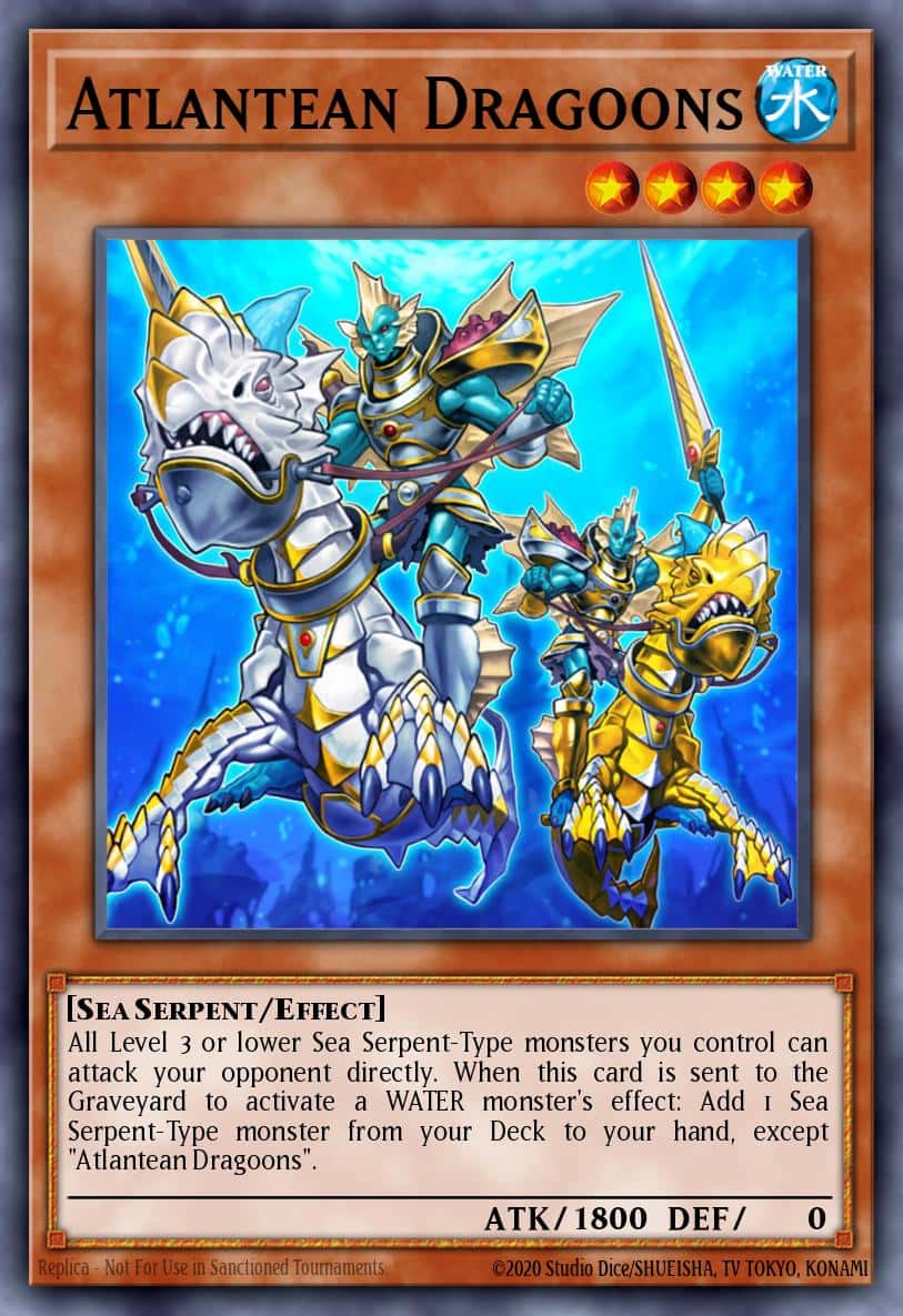 Atlantean Dragoons RA03-EN006 Ultra Rare Yu-Gi-Oh! kartı