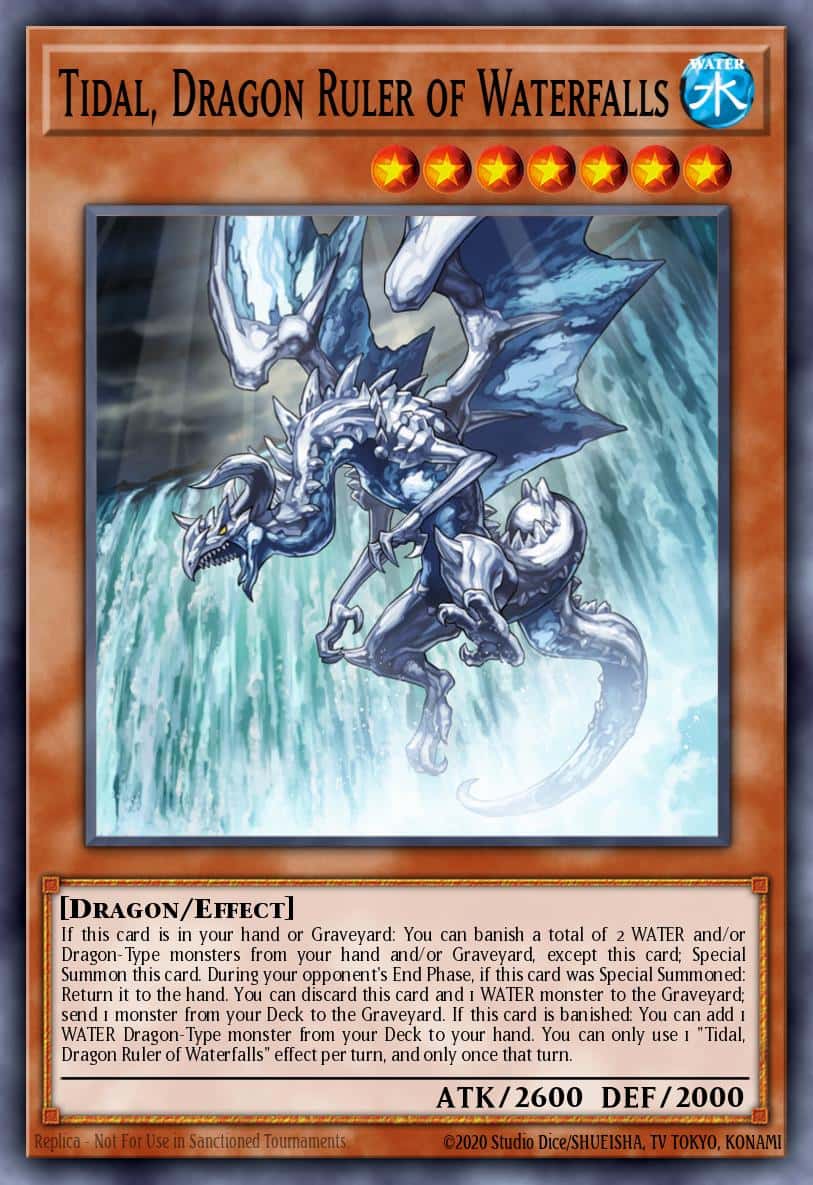 Tidal, Dragon Ruler of Waterfalls RA03-EN009 Ultra Rare Yu-Gi-Oh! kartı