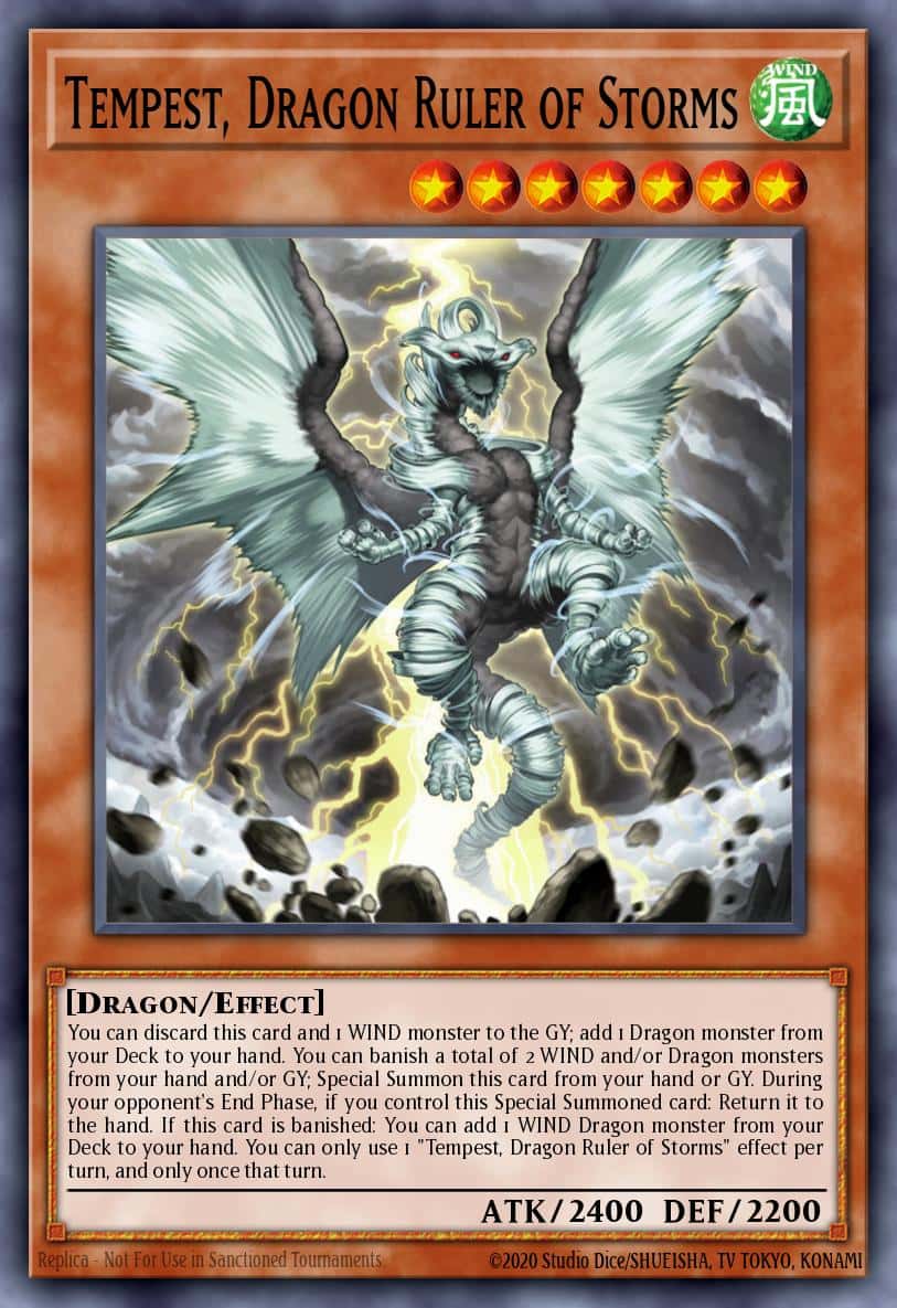 Tempest, Dragon Ruler of Storms RA03-EN011 Ultra Rare Yu-Gi-Oh! kartı