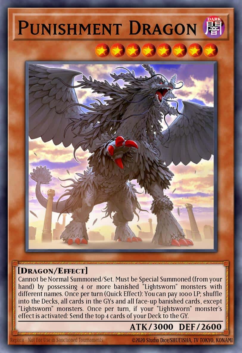 Punishment Dragon RA03-EN015 Ultra Rare Yu-Gi-Oh! kartı