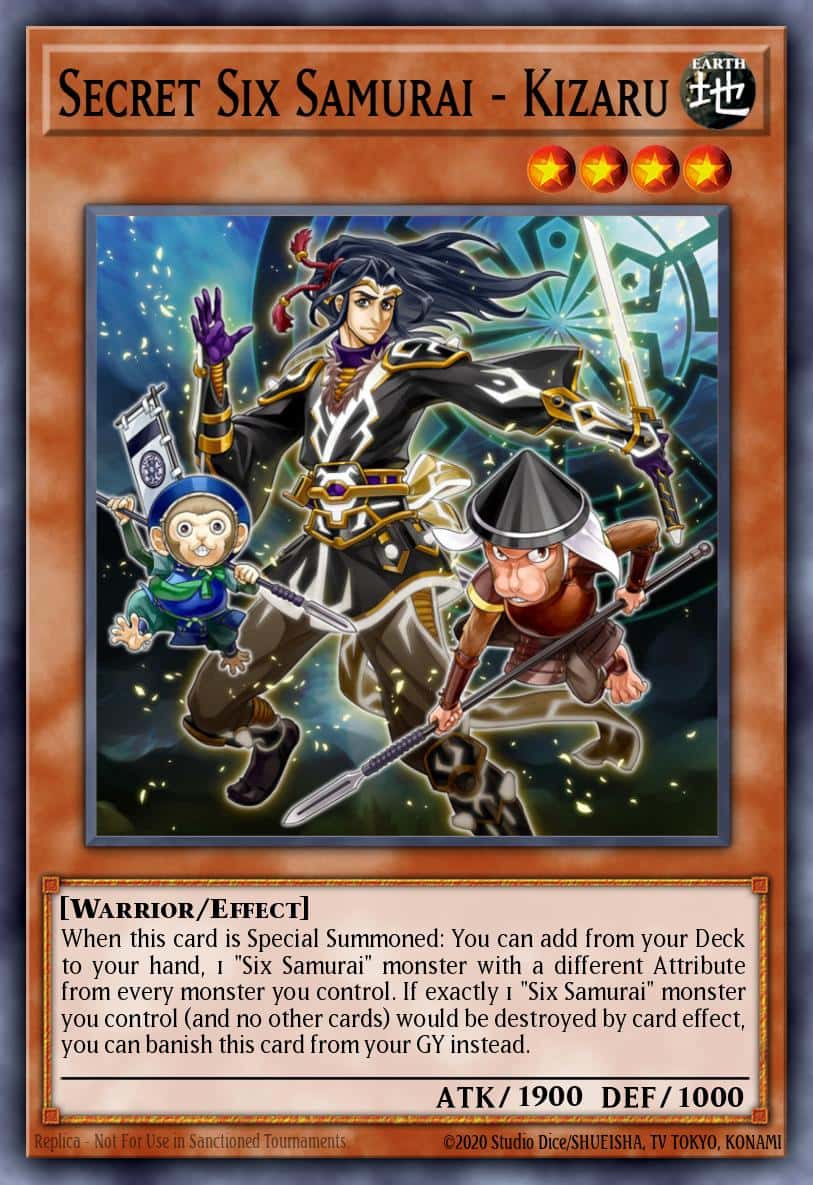 Secret Six Samurai - Kizaru RA03-EN017 Ultra Rare Yu-Gi-Oh! kartı