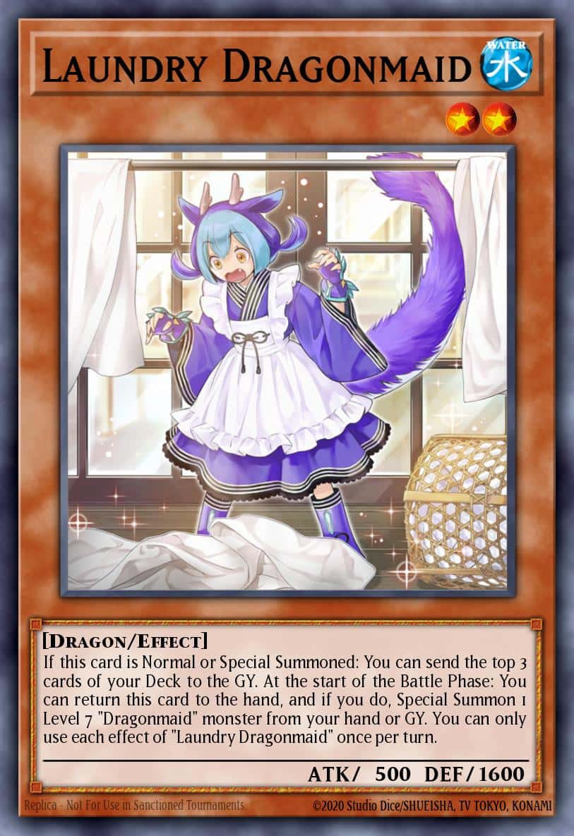 Laundry Dragonmaid RA03-EN021 Prismatic Collector's Rare Yu-Gi-Oh! kartı