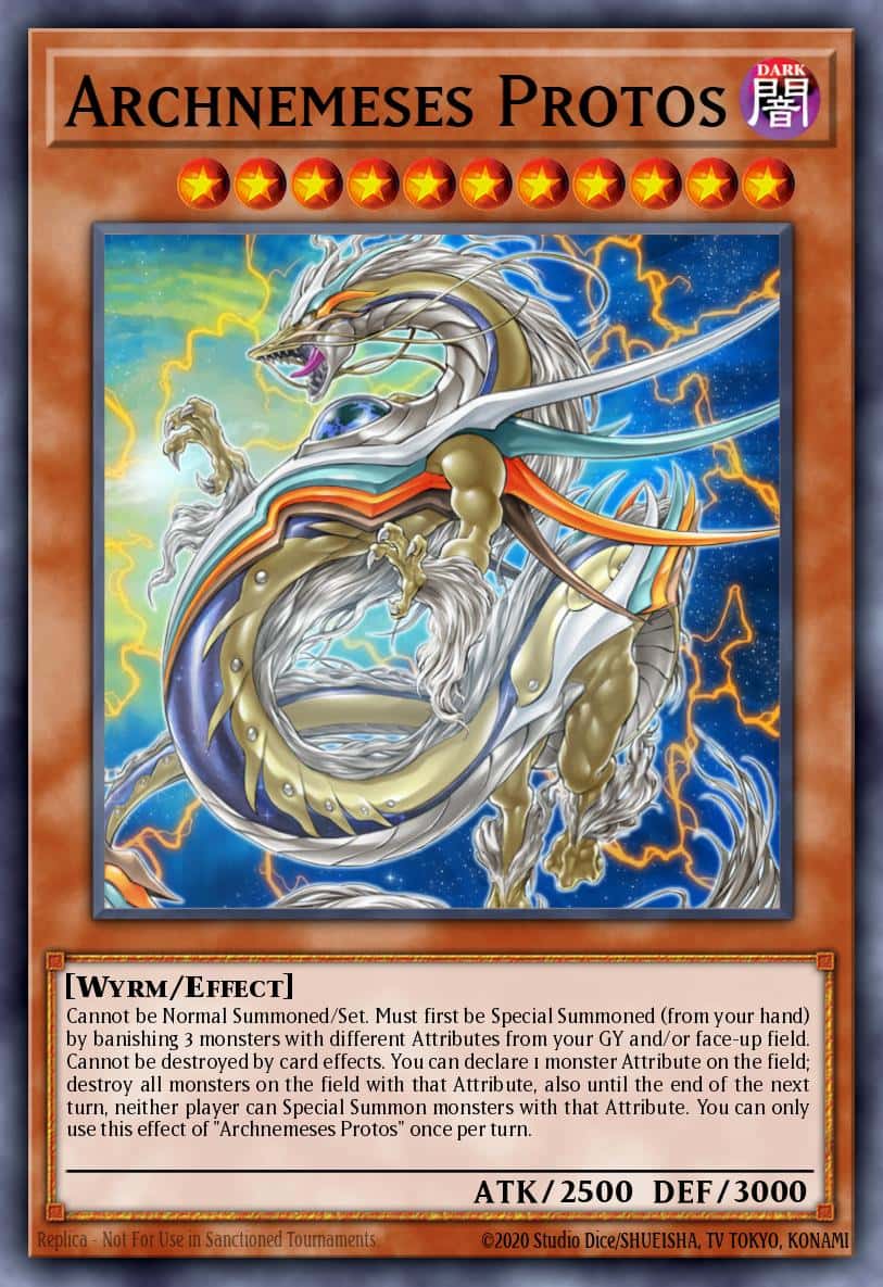 Archnemeses Protos RA03-EN023 Secret Rare Yu-Gi-Oh! kartı