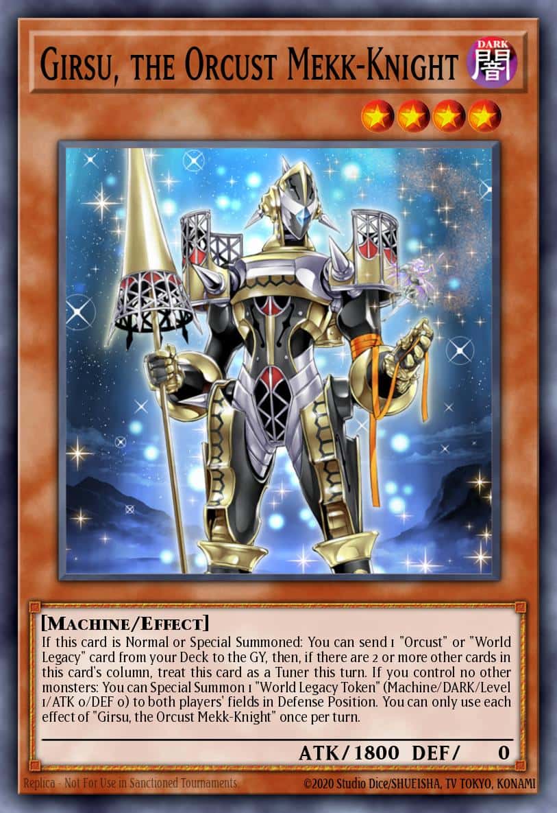 Girsu, the Orcust Mekk-Knight RA03-EN026 Ultra Rare Yu-Gi-Oh! kartı