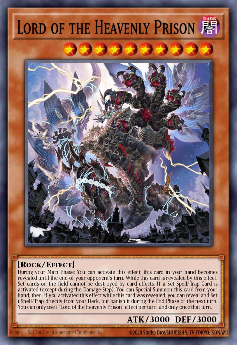 Lord of the Heavenly Prison RA03-EN029 Ultra Rare Yu-Gi-Oh! kartı