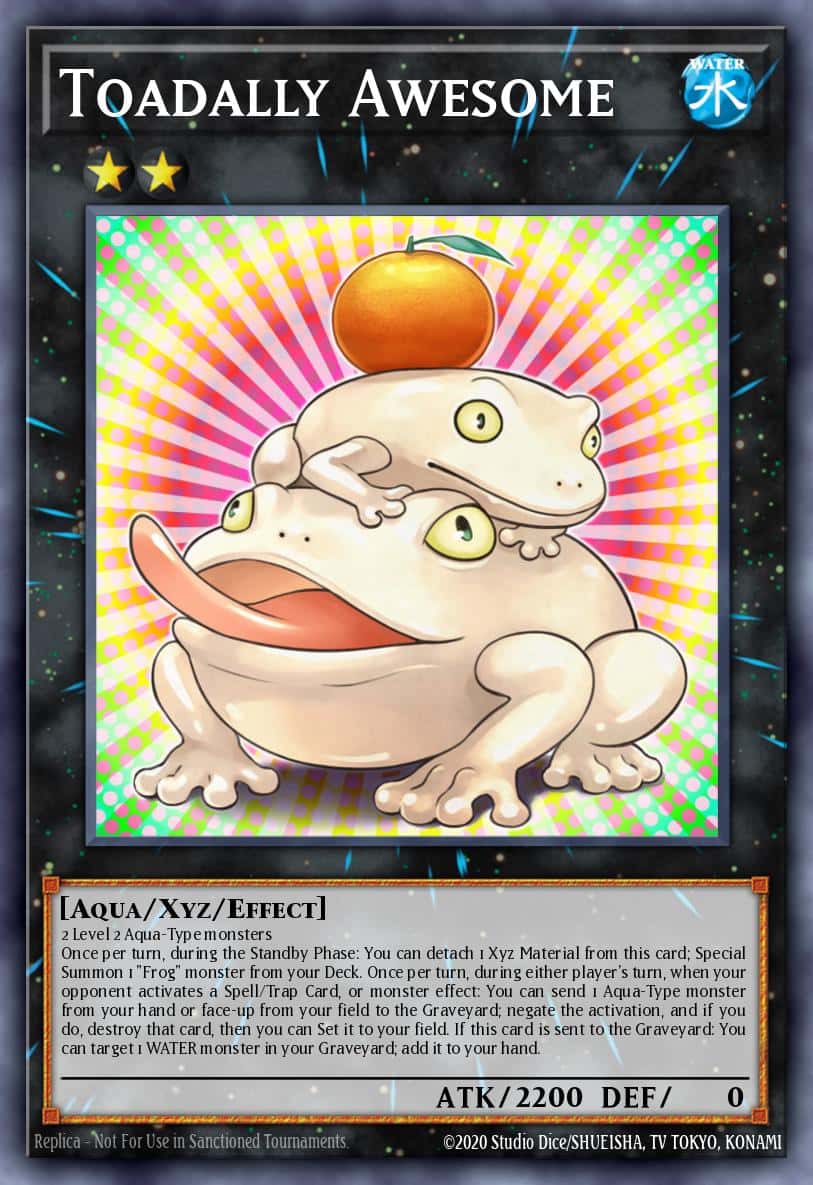 Toadally Awesome RA03-EN040 Ultra Rare Yu-Gi-Oh! kartı