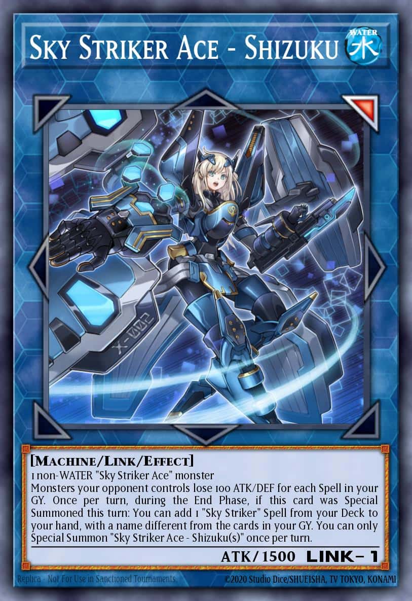 Sky Striker Ace - Shizuku RA03-EN043 Prismatic Collector's Rare Yu-Gi-Oh! kartı