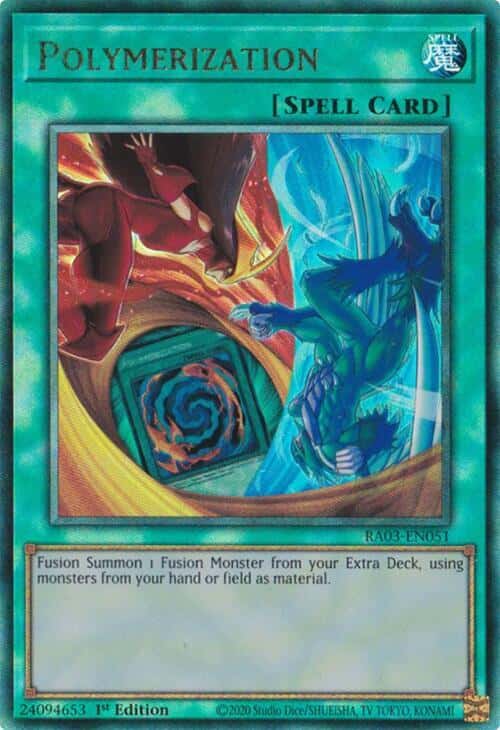 Polymerization RA03-EN051 Ultra Rare Yu-Gi-Oh! kartı