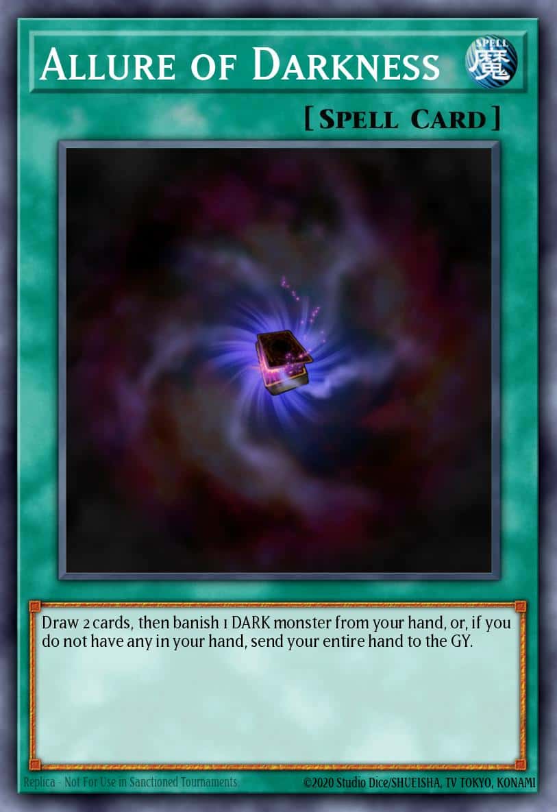 Allure of Darkness RA03-EN055 Ultra Rare Yu-Gi-Oh! kartı