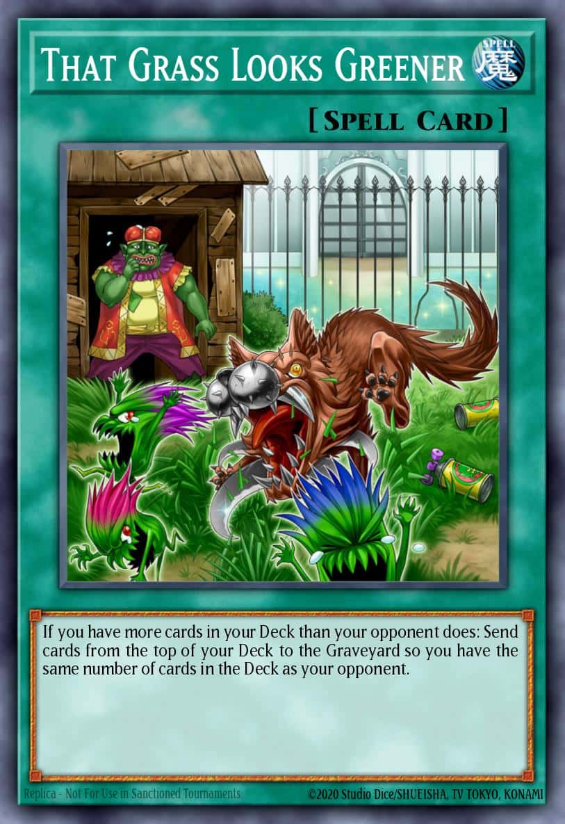 That Grass Looks Greener RA03-EN063 Prismatic Collector's Rare Yu-Gi-Oh! kartı