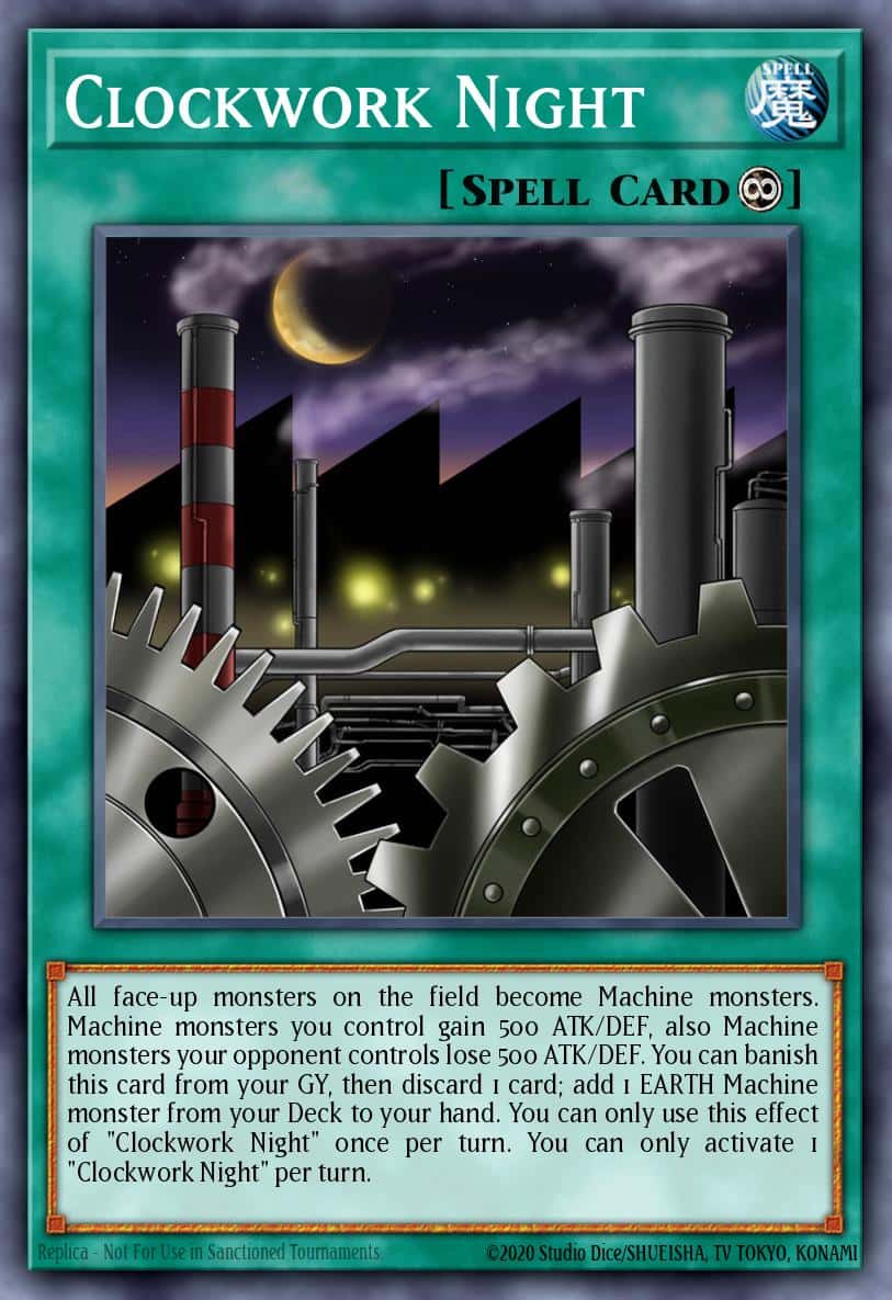Clockwork Night RA03-EN071 Ultra Rare Yu-Gi-Oh! kartı