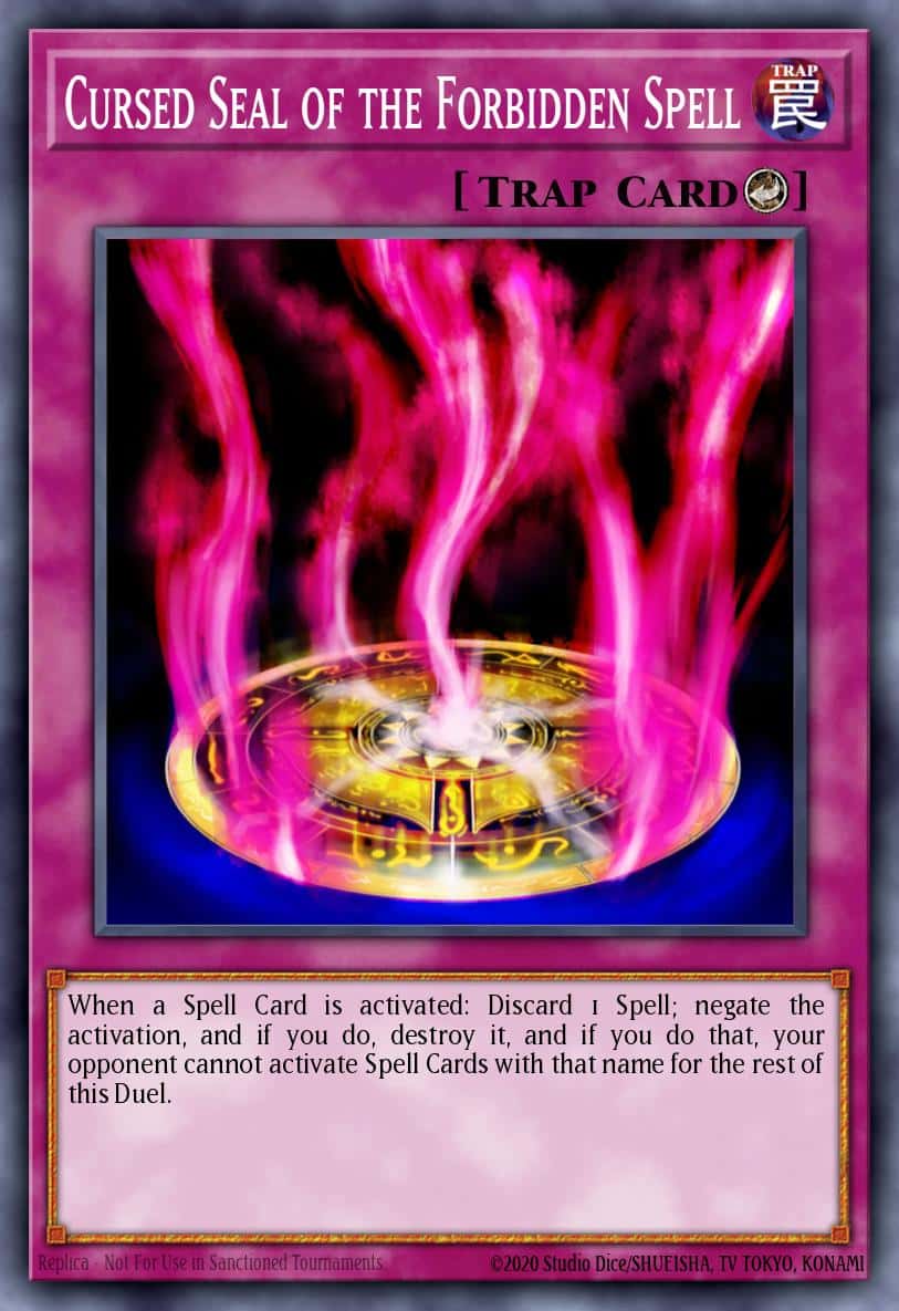Cursed Seal of the Forbidden Spell RA03-EN076 Ultra Rare Yu-Gi-Oh! kartı