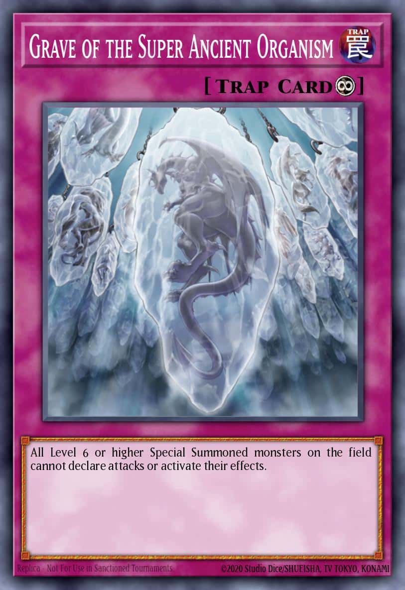 Grave of the Super Ancient Organism RA03-EN077 Secret Rare Yu-Gi-Oh! kartı