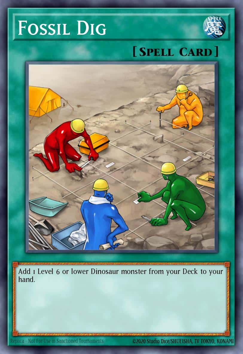 Fossil Dig MGED-EN057 Gold Rare Yu-Gi-Oh! kartı