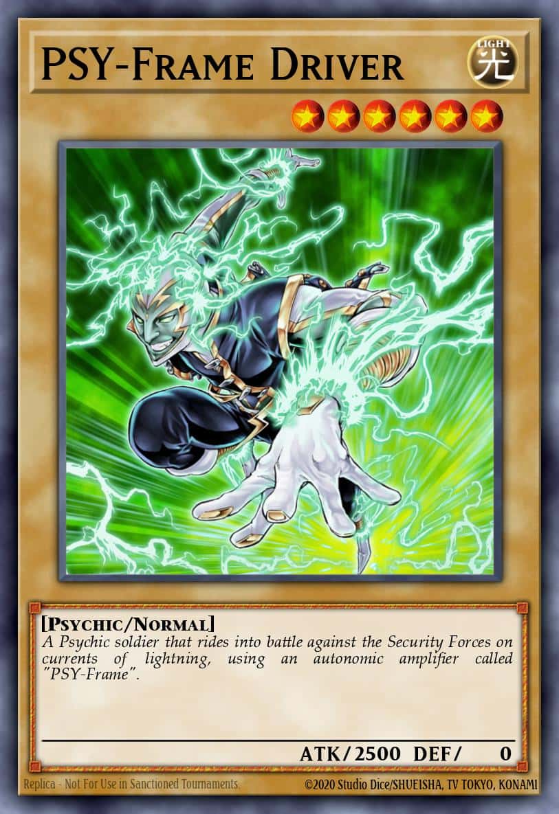 PSY-Frame Driver MGED-EN074 Gold Rare Yu-Gi-Oh! kartı