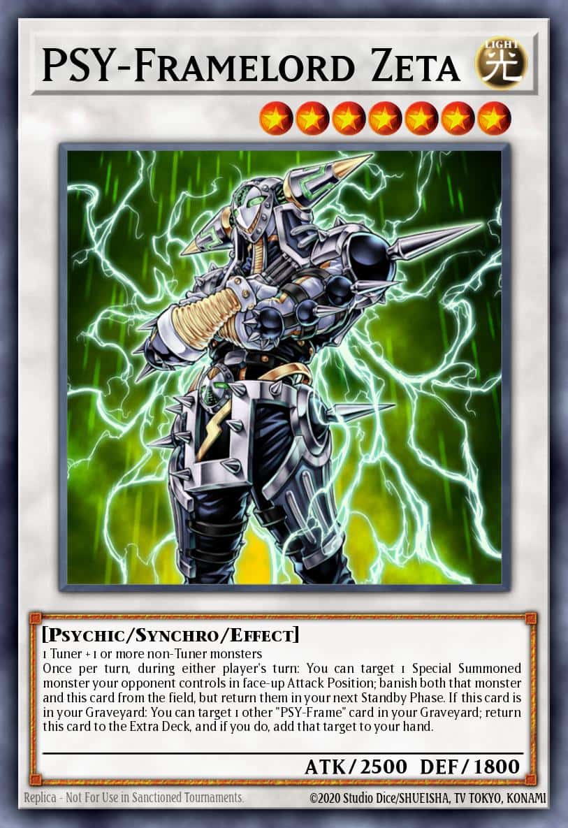 PSY-Framelord Zeta MGED-EN075 Gold Rare Yu-Gi-Oh! kartı