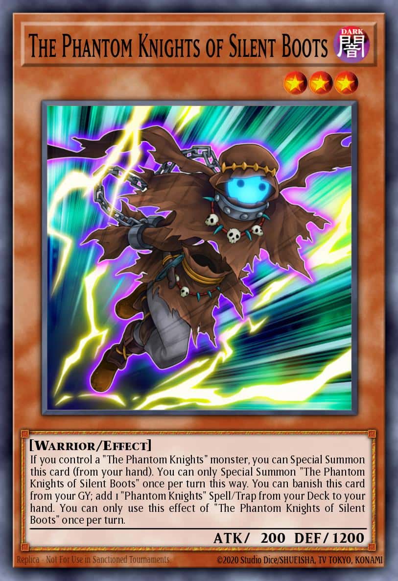 The Phantom Knights of Silent Boots MGED-EN079 Gold Rare Yu-Gi-Oh! kartı