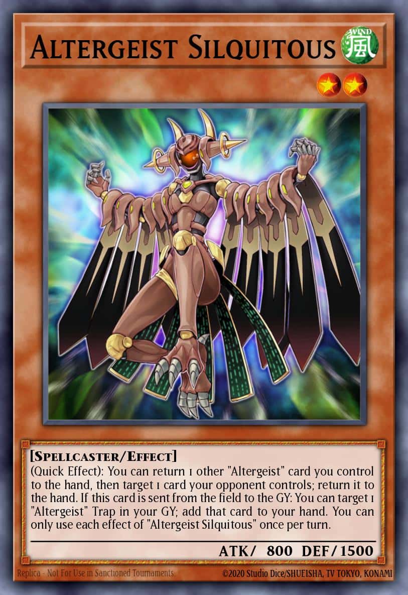 Altergeist Silquitous MGED-EN092 Gold Rare Yu-Gi-Oh! kartı