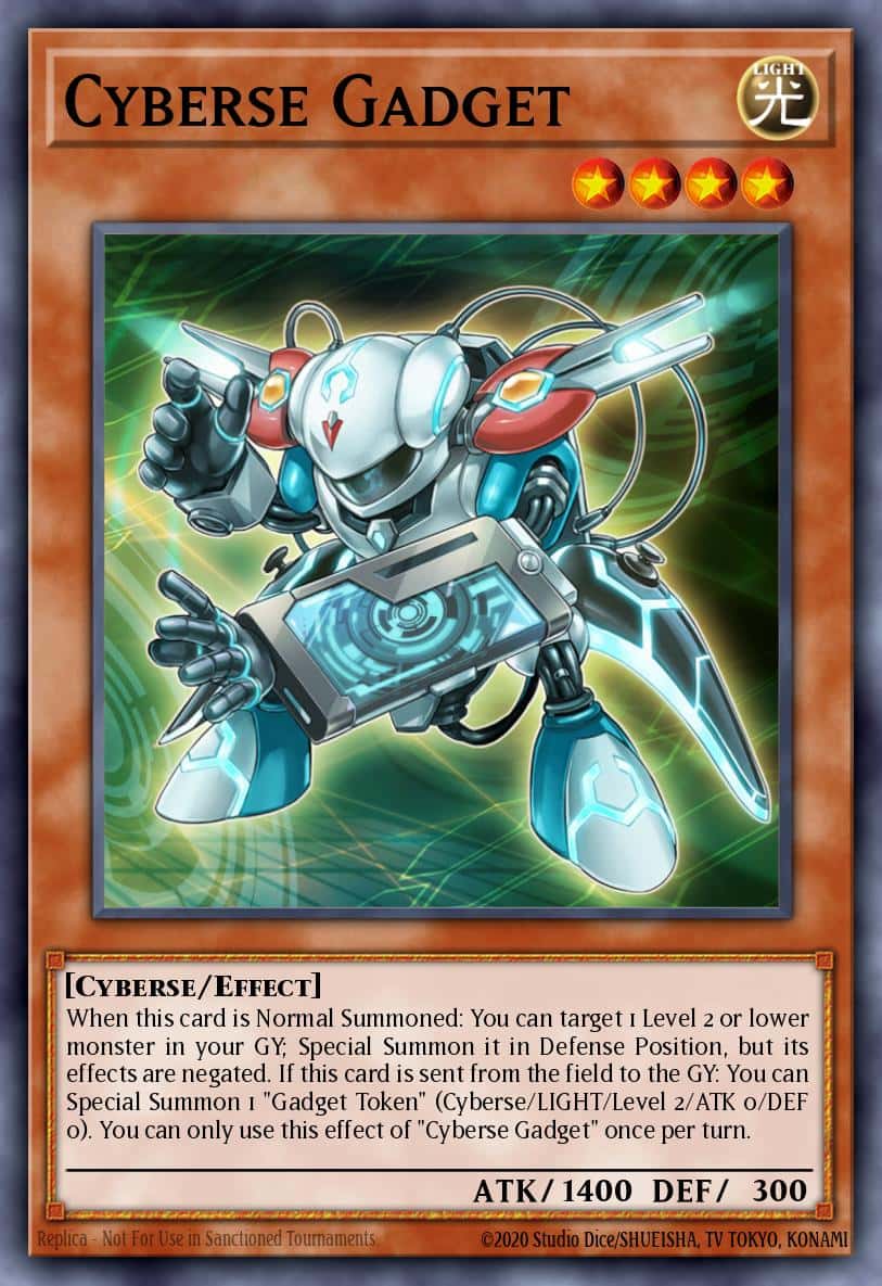 Cyberse Gadget MGED-EN135 Gold Rare Yu-Gi-Oh! kartı