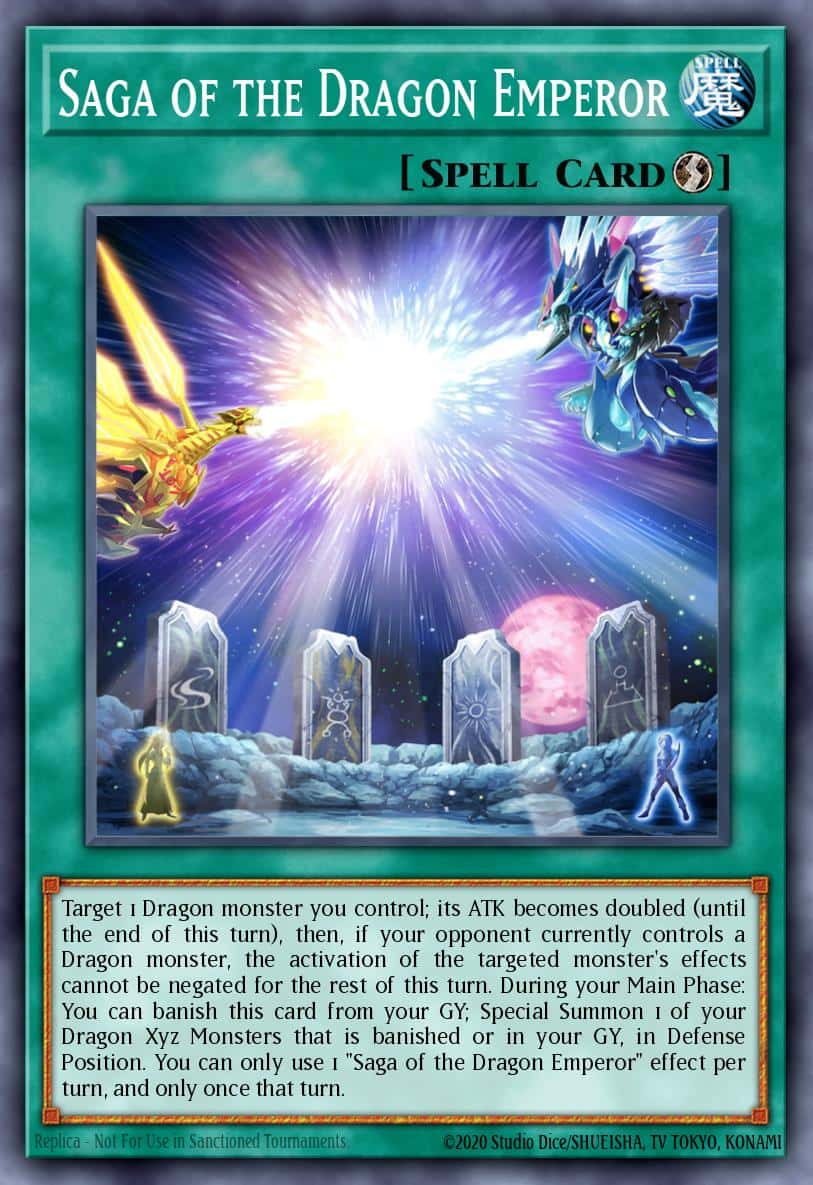 Saga of the Dragon Emperor MP24-EN264 Ultra Rare Yu-Gi-Oh! kartı