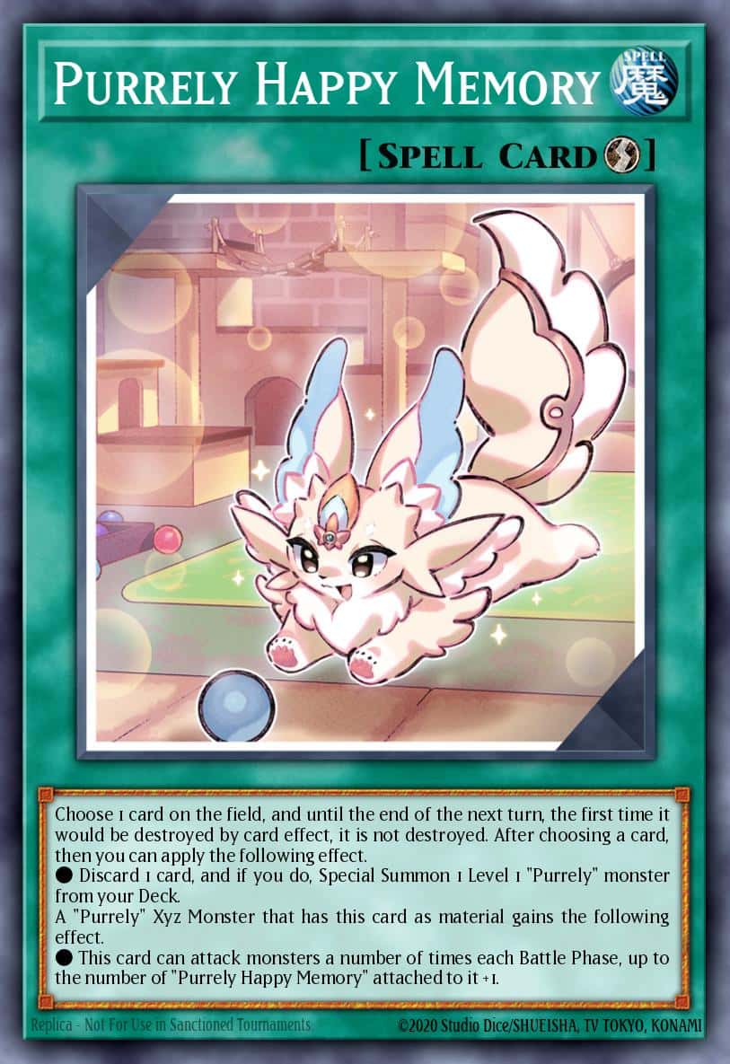 Purrely Happy Memory MP24-EN290 Ultra Rare Yu-Gi-Oh! kartı