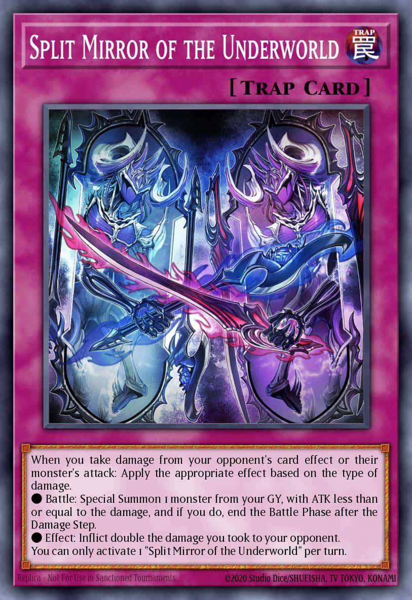 Split Mirror of the Underworld MP24-EN386 Common Yu-Gi-Oh! kartı