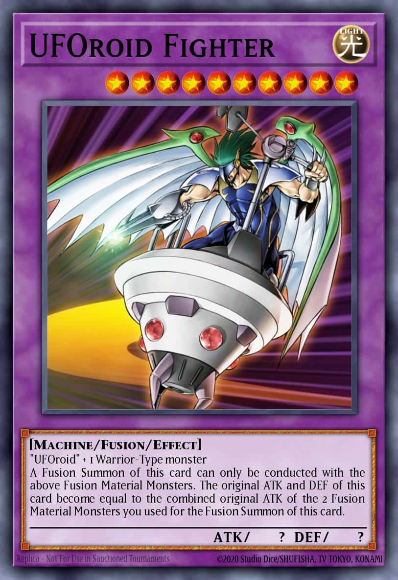UFOroid Fighter SGX2-ENE10 Secret Rare Yu-Gi-Oh! kartı