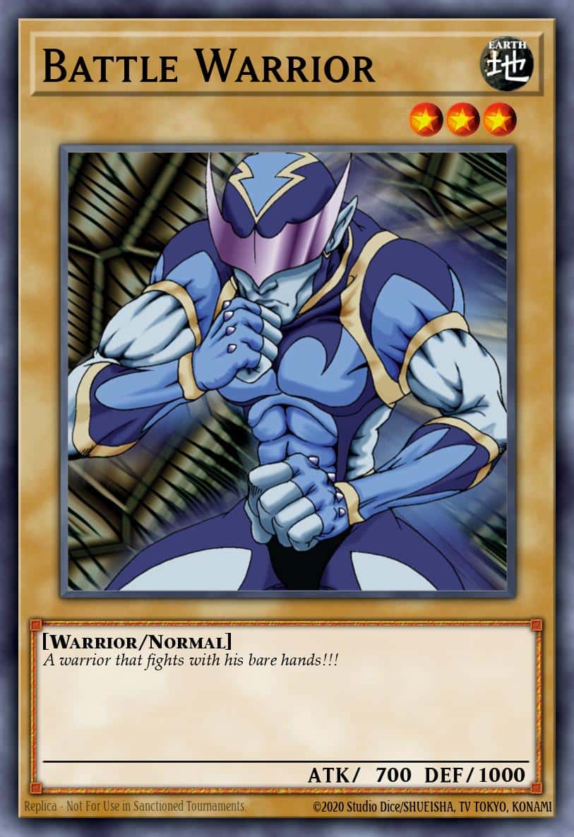 Battle Warrior NUMH-EN025 Super Rare Yu-Gi-Oh! kartı