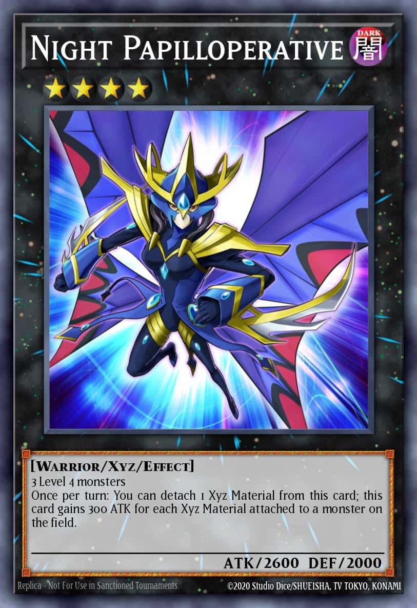 Night Papilloperative NUMH-EN048 Super Rare Yu-Gi-Oh! kartı
