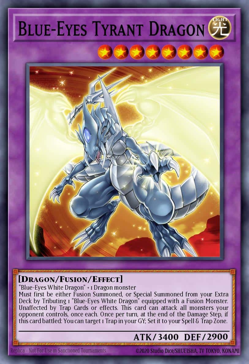 Blue-Eyes Tyrant Dragon MP25-EN042 Starlight Rare Yu-Gi-Oh! kartı