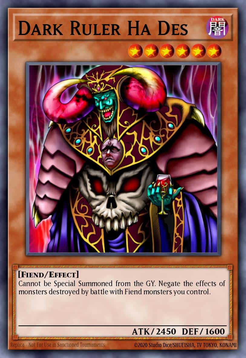 Dark Ruler Ha Des RP02-EN052 Ultra Rare Yu-Gi-Oh! kartı