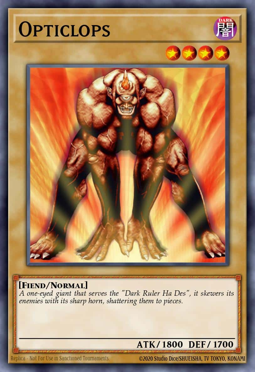 Opticlops RP02-EN053 Common Yu-Gi-Oh! kartı