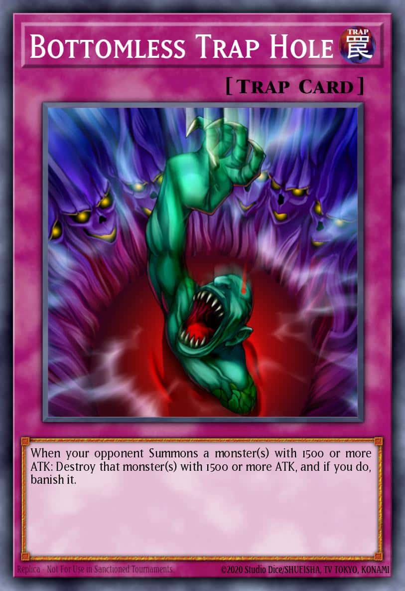 Bottomless Trap Hole RP02-EN064 Common Yu-Gi-Oh! kartı