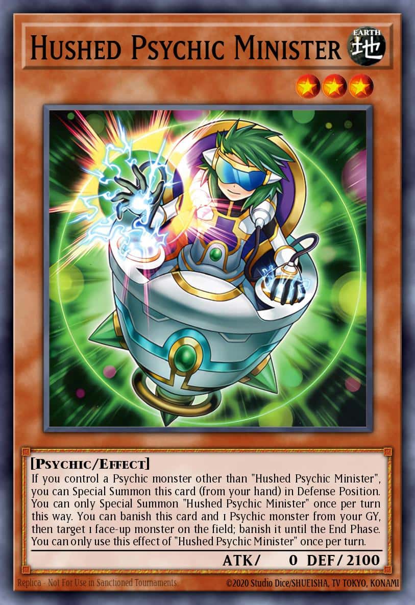 Hushed Psychic Minister DUAD-EN014 Common Yu-Gi-Oh! kartı