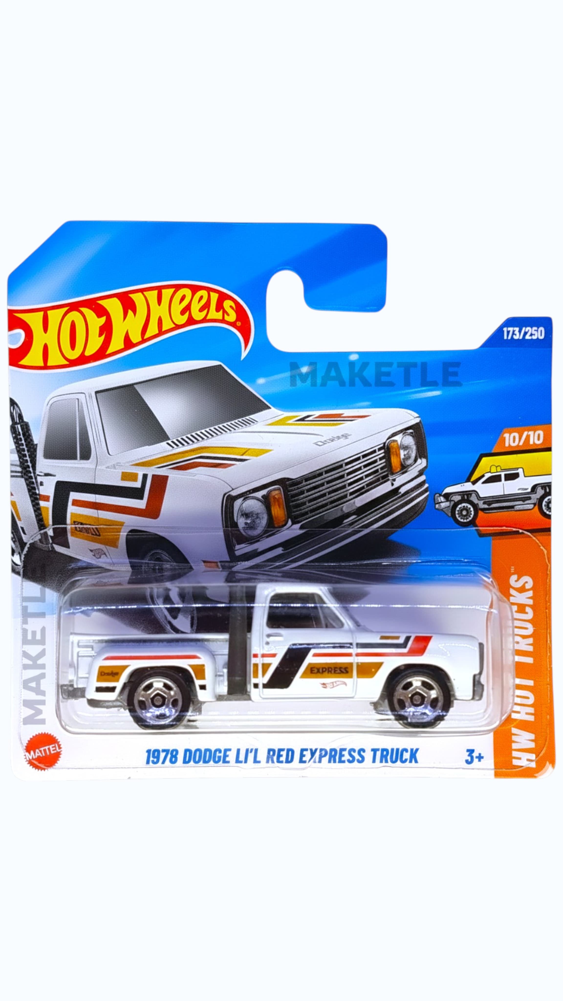 Hot Wheels - 1978 Dodge Li'l Red Express Truck - JBB03